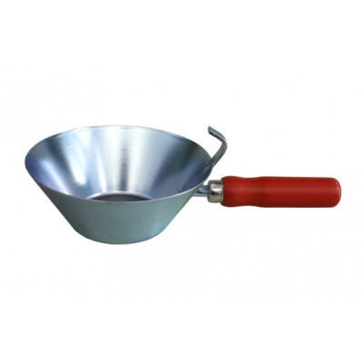 Maurerpfanne 160mm verzinkt roter Griff