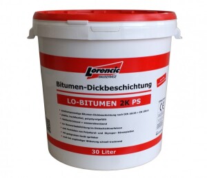 Bitumen-Dickbeschichtung LO-Bitumen 2K PS 30l/Kübel...