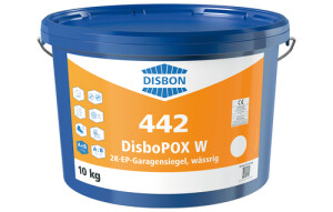 DisboPOX W 442 2K-EP-Garagensiegel 10 kg Betongrau RAL 7023