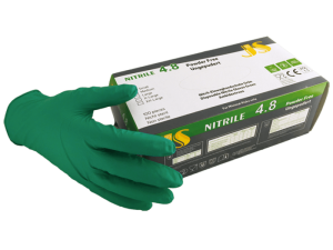 Handschuh Nitril grün 100 Stück-Packung Gr. M