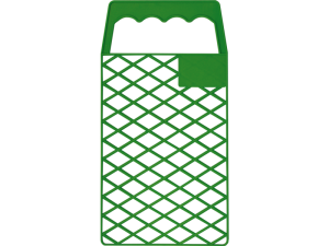 Abstreifgitter Kunststoff Gr. 1, 12x18 cm, mini grün