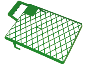Abstreifgitter Kunststoff Gr. 2, 22x26 cm grün