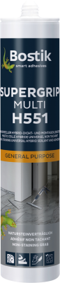Bostik Supergrip Multi H551 universeller Hybrid-Dicht- und Montageklebstoff (All-in-One)