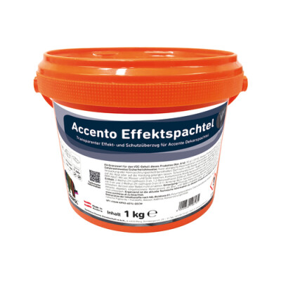 Accento Effektspachtel 1 kg Silber