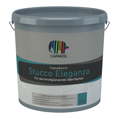 Capadecor Stucco Eleganza 2,5 l Cremewei&szli