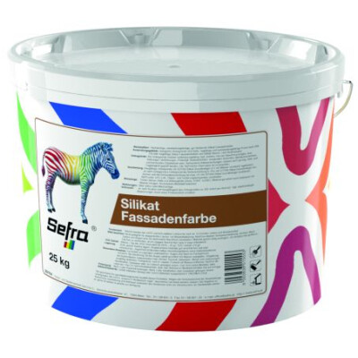 Sefra Silikat Fassadenfarbe Weiss 25 kg