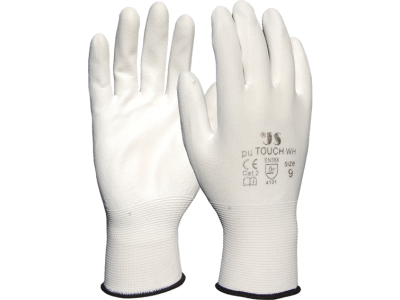 Handschuhe PU-Touch weiß