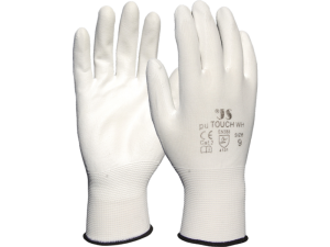 Handschuhe PU-Touch wei&szlig;